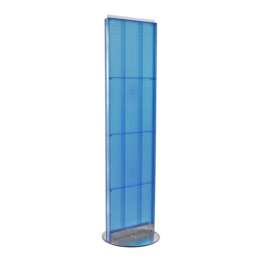 Azar Displays zweiseitige Pegboard Bodenanzeige auf drehbarem Sockel. Spinner... - Bild 3 von 73