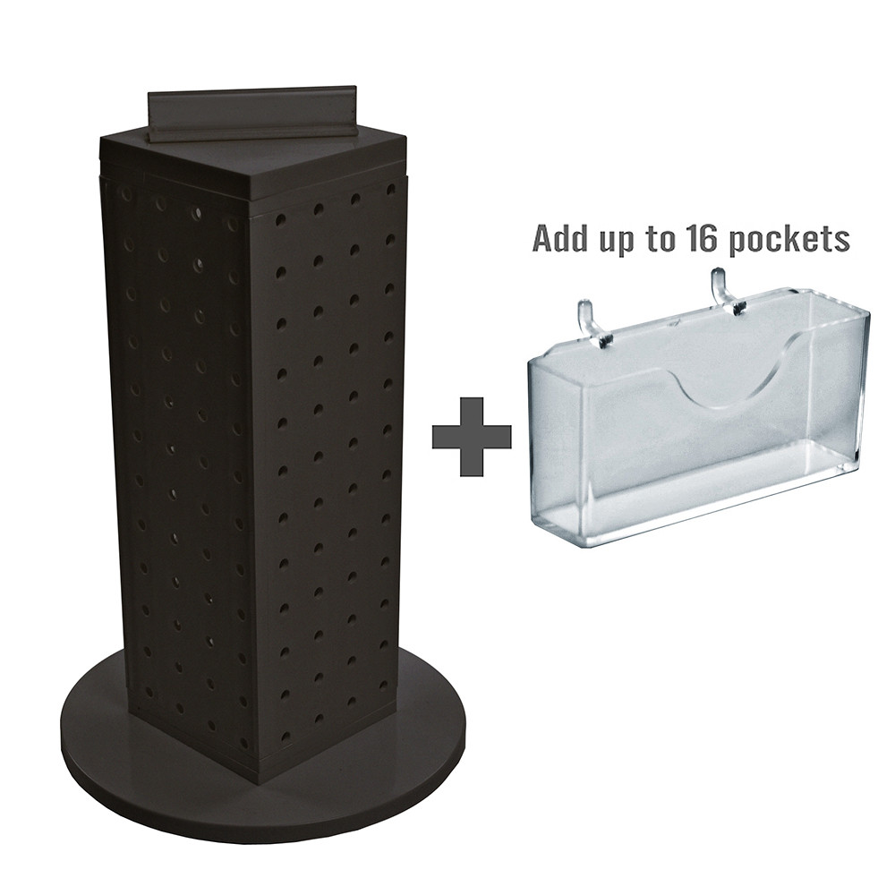Azar Displays Four-Sided, 16 Pocket, Revolving Pegboard Gift Card Kit for... - Picture 4 of 57