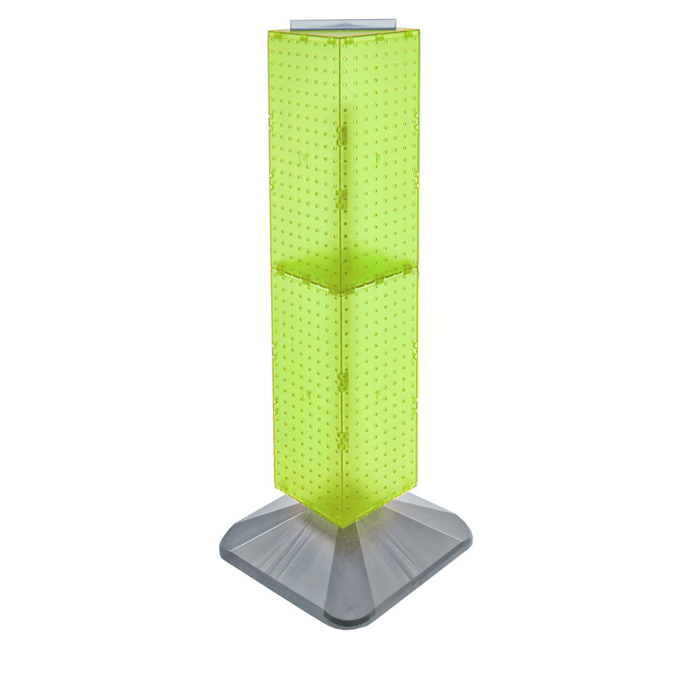 Azar Displays Four-Sided Pegboard Floor Display on Revolving Base. Spinner...