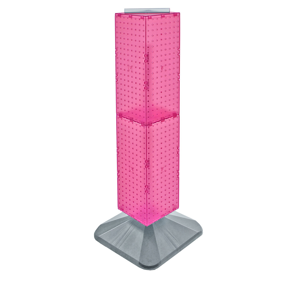 Azar Displays Four-Sided Pegboard Floor Display on Revolving Base. Spinner...