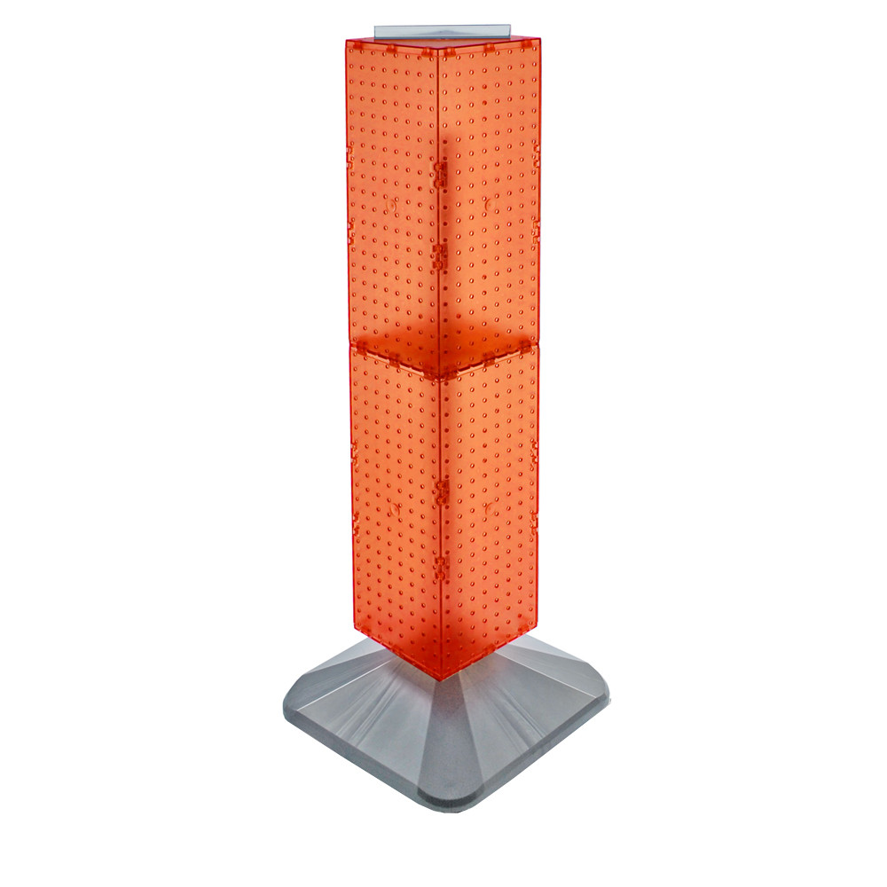 Azar Displays Four-Sided Pegboard Floor Display on Revolving Base. Spinner...