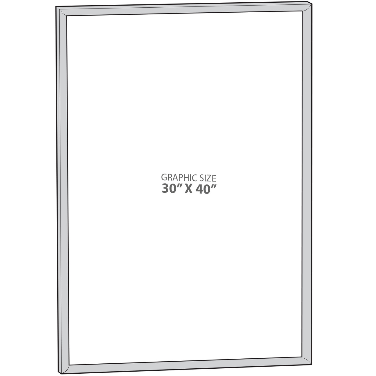 Azar Displays Wall Mount Plastic Snap Poster Frame 30" x 40"... - Picture 3 of 11