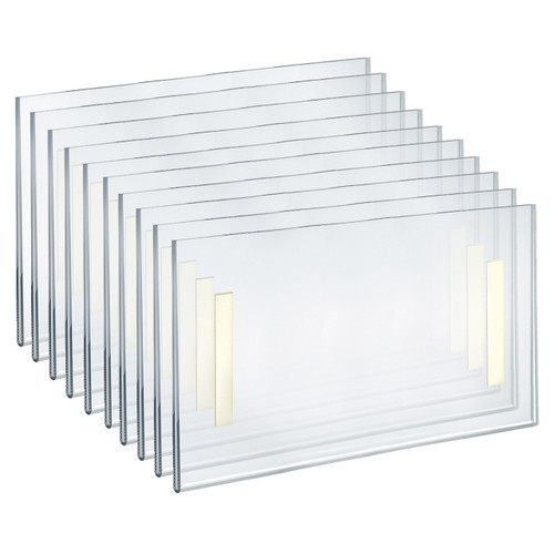 Self Adhesive Clear Acrylic Wall Sign Holder Frame 14