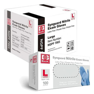 Nitrile Exam Gloves Large (100/bx) 10 bxs/case B731-1031C