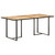  Dining Table Natural Mango Wood Solid mango wood, powder-coated iron A949-320695