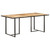  Dining Table Natural Mango Wood Solid mango wood, powder-coated iron A949-320695