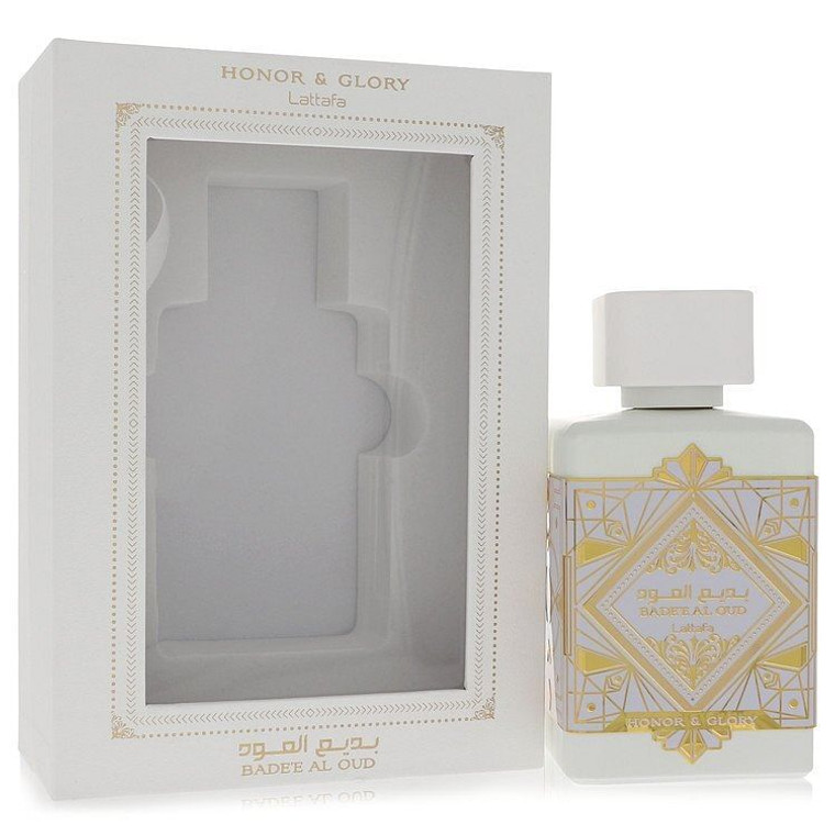 Lattafa Badee Al Oud Honor & Glory by Lattafa Eau De Parfum Spray (Unisex) 3.4 oz (Men) V728-564976