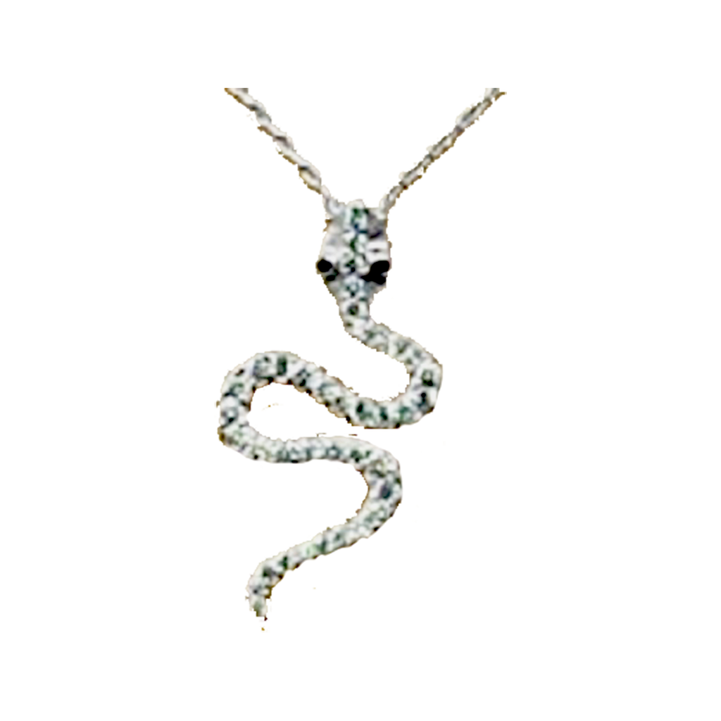 Silver Snake Pendant