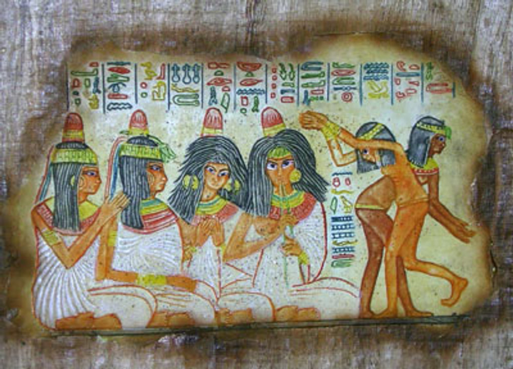 Music and Dancing - Large Relief Papyrus