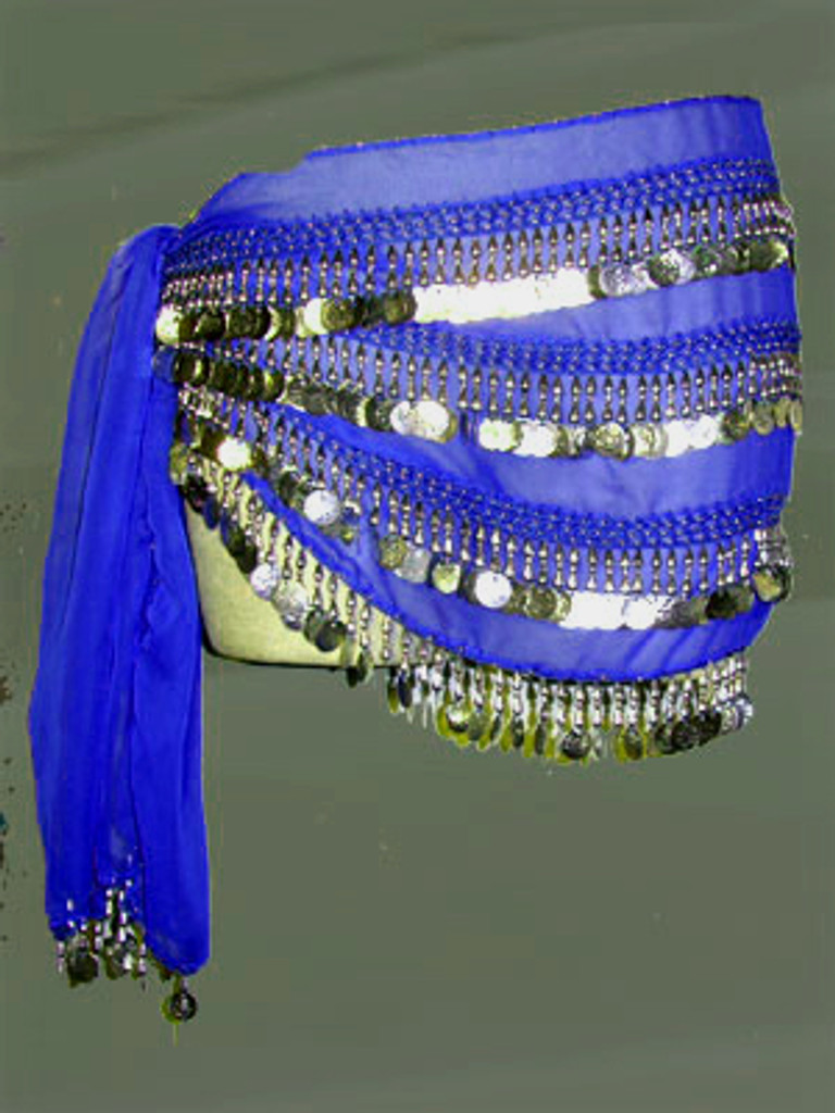 Royal Blue Hip Scarf