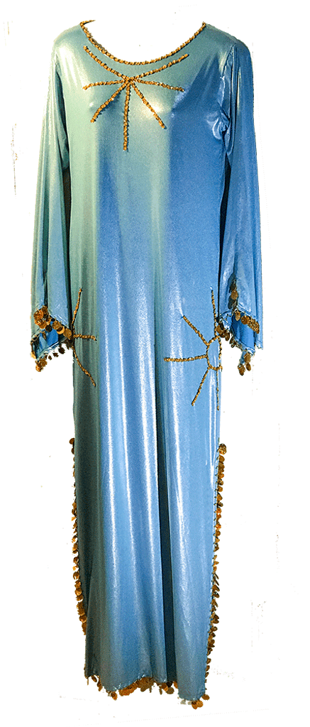 Shimmering Aqua Saaidi Dress