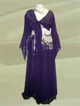 Gypsy Style Costume in Purple