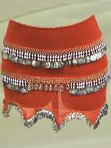 Coin and Bead Belly Dance Hip Scarf