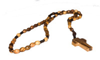 Handmade Rosary of Olive Wood made in Bethlehem