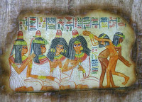 Music and Dancing - Large Relief Papyrus