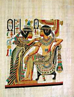 Tut-Ankh-Amon And Wife Papyrus