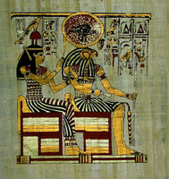 "Horus & Isis ""Papyrus"" Print"
