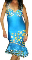 Escandaria Dress in Aqua for Melaya Leff  Dance
