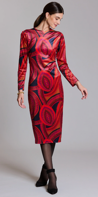 Dana Midi-Paisley Vel Dana Midi-Paisley Vel