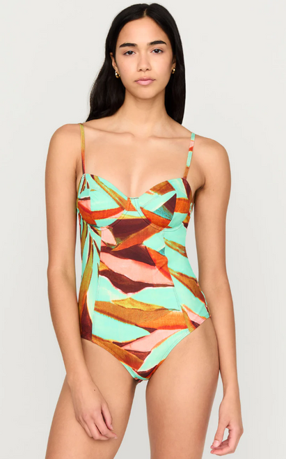 Marceline One Piece-Tropical Coral