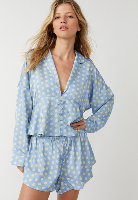 Beauty Sleep PJ Set - Cashmere Blue Combo 