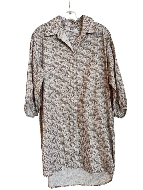 Shae - Pullover Shirtdress with full sleeves - Feather Frolic