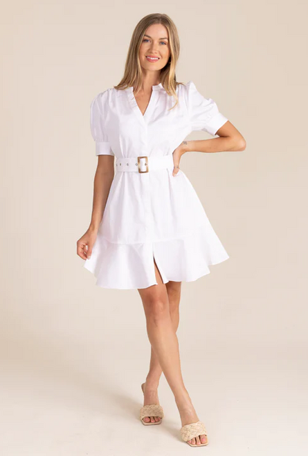 White Analeise Dress