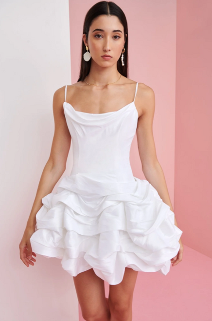 Serenity Dress-Neon White