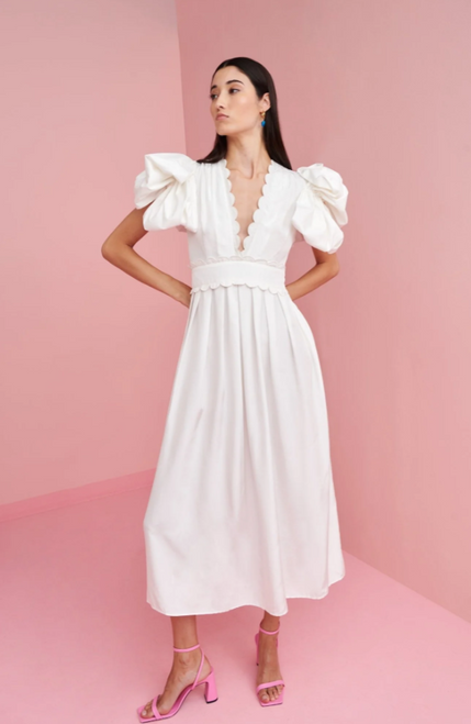 Curazao Dress-White