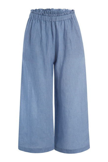 Travel Pants-Chambray Linen