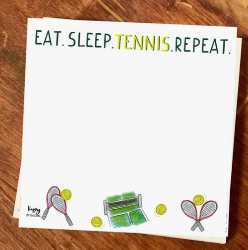 Tennis Chunky Notepad