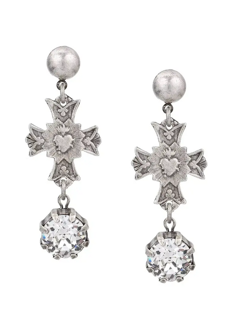 The Immacule Earrings – Crystal