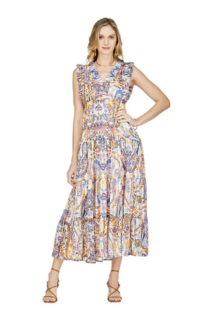 Maxi Dress-Artsy Paisley