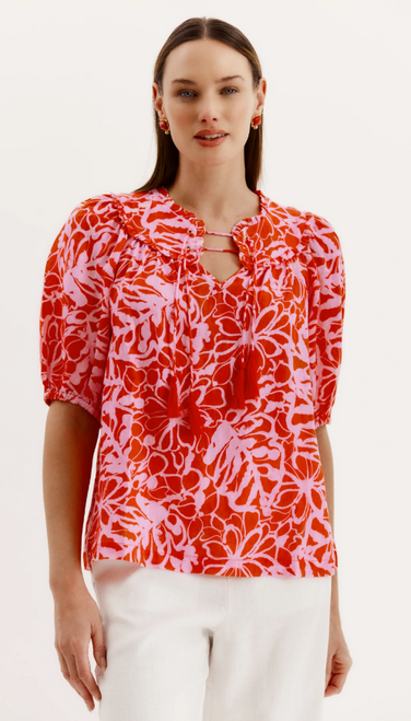 Margarita Linen Top-MLT