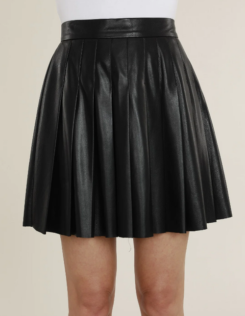Pleated Skirt-Black Pleated Skirt-Black
