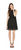 Lace Flared Dress - Black 