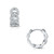 Anika Chain Huggie Hoop Earring - Silver 