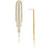 Rebecca Tassel Chain Earring - Gold