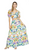 Trim Tiered Skirt - Island Art