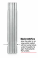 M&R Standard Aluminum Pallets with Soft Top Rubber