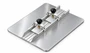 Hopkins Standard Aluminum Pallets with Soft Top Rubber