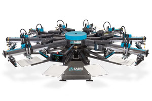 M&R Screen Printing Machine