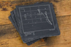 Greatest Plays Slate Coasters