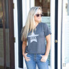Mary Square-V Neck T-Shirt