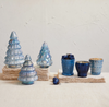 Embossed Recycled Glass Tree