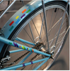 Rainbow Blocks Reflective Bike Stickers