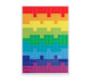 Rainbow Blocks Reflective Bike Stickers