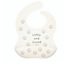 Front Pocket Silicone Bib