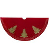 Dupion Embroidered Tree Skirt