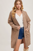Open Front Long Line Cardigan